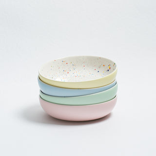 Breeze Party In Stoneware Pasta Plate 21cm 4 Pieces Set Mix Color