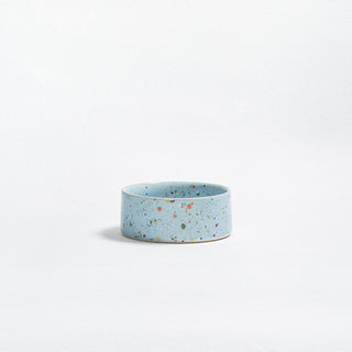 New Party Stoneware Pet Bowl 14cm Soft Blue
