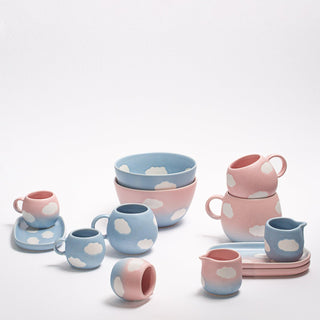 Satin Blue Cloud Mug | Blue Coffee Mug | Egg Back Home