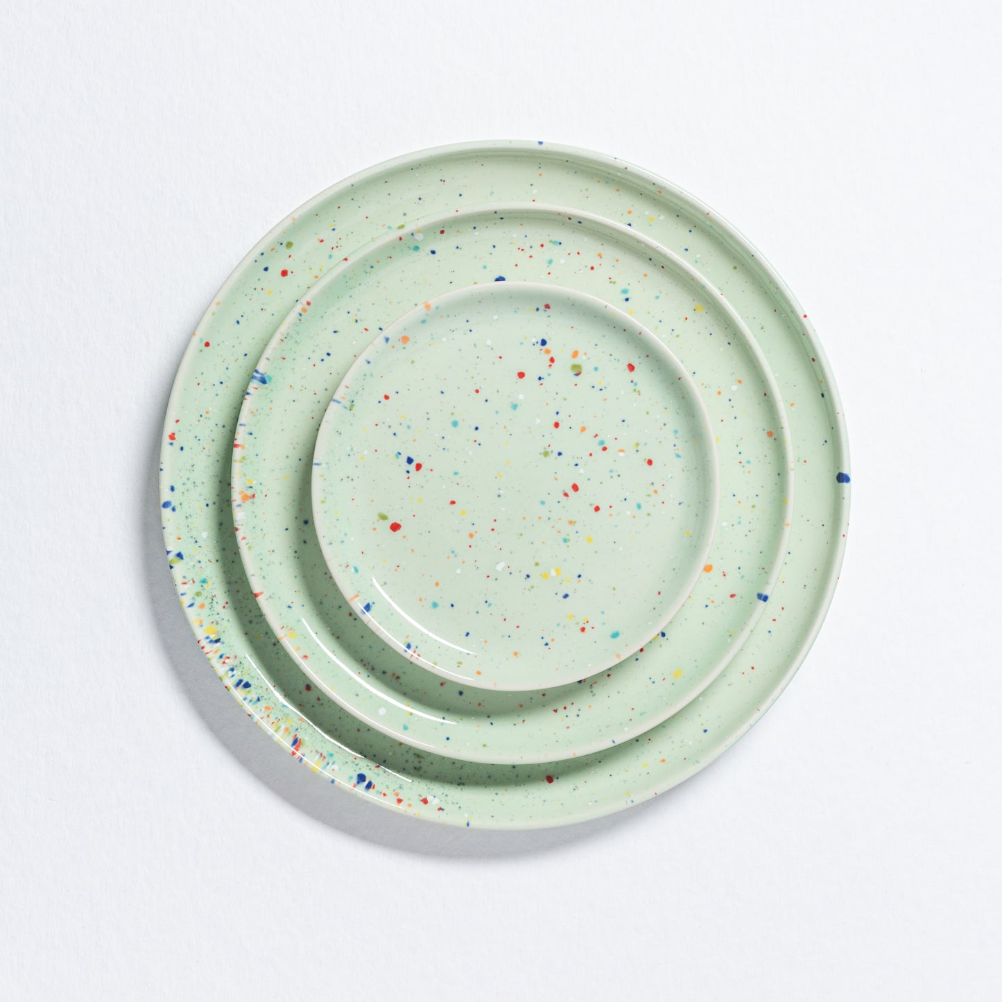 Green Bread Plate | Plate Green 17cm | Egg Back Home