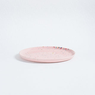 New Party Salad Plate 22cm Pink - Egg Back Home