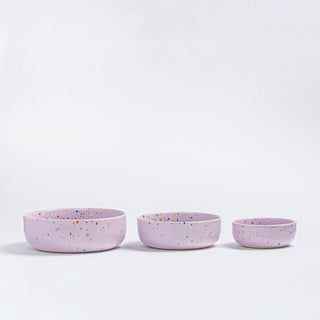 New Party Bowl Trilogy Set 3 pieces Lilac - Egg Back Home