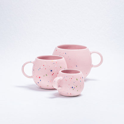 Party Ball Mug 550ml | Pink Cereal Bowls | Egg Back Home