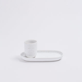 Nature Shape White Espresso Coffee Cup 50ml - Egg Back Home