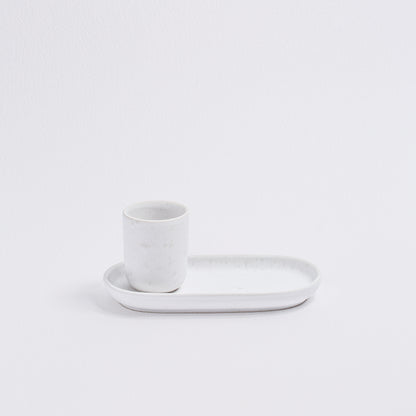 Tasse à café expresso blanche Nature Shape 50 ml