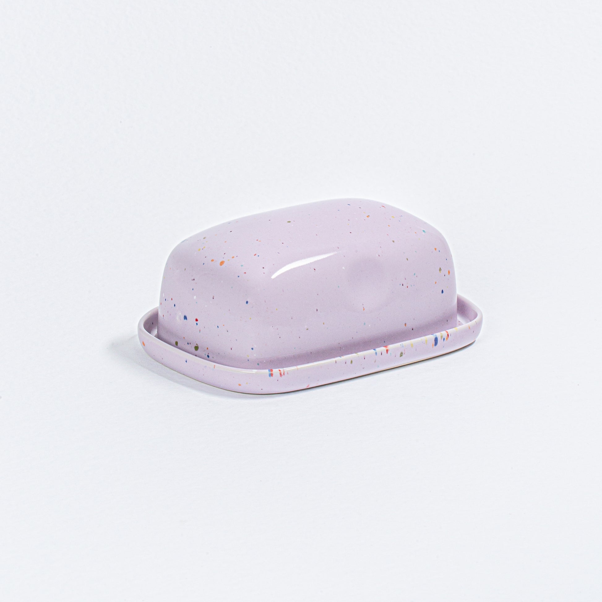 Butter Lilac Dish | Green Butter Dish | Egg Back Home