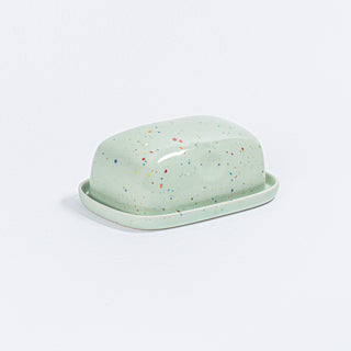 New Party Butter Dish Green - Egg Back Home