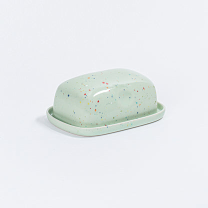Green Butter Dish | Party Butter Dish | Egg Back Home