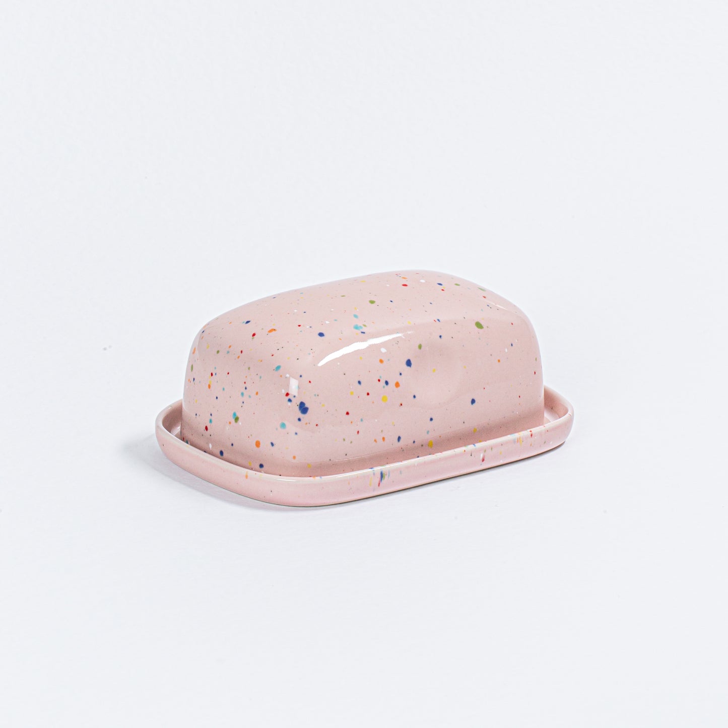 Ceramic Butter Dish | Butter Dish Pink | Egg Back Home