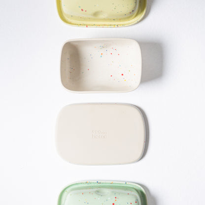 Green Butter Dish | Party Butter Dish | Egg Back Home