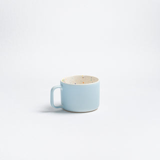 Taza de gres para fiesta Breeze 240ml azul