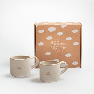 Sand Storm 2 Mugs Set Papa Collection - Egg Back Home