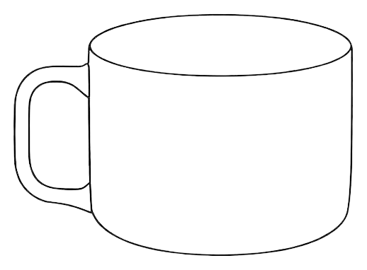 Pool Tazza in Gres 450ml Ambra