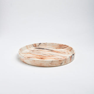 Marble Round Tray 28cm - Egg Back Home