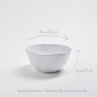 Nature Shape White Bowl 15cm - Egg Back Home