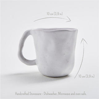 Nature Shape White Mug 300ml - Egg Back Home