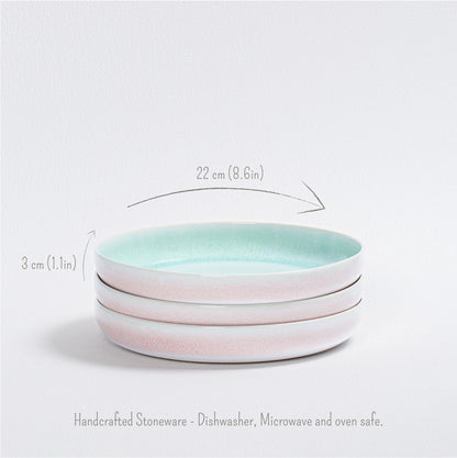 Pasta Plate 22cm | Caribbean Pasta Plate | Egg Back Home