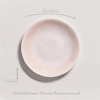 New Light Pink Salad Plate 23cm - Egg Back Home