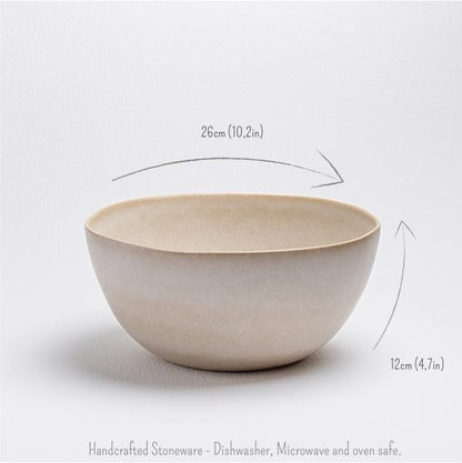 Sand Salad Bowl | Storm Salad Bowl | Egg Back Home