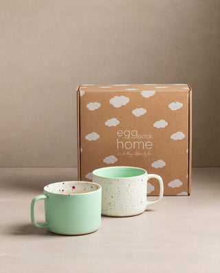 Breeze Party In/Out Stoneware Duo Set Mug 450ml Green — shopify 1