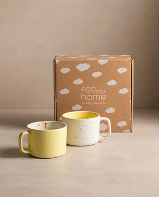Breeze Party In/Out Stoneware Duo Set Mug 450ml Yellow — shopify 1