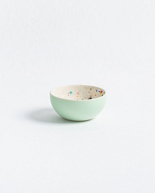 Breeze Party In Stoneware Mini Bowl Green