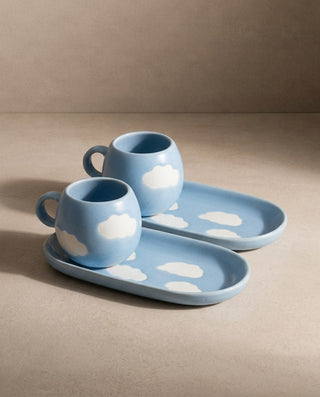 Cloud Set 2 Espresso Mug + 2 Mini Tray — shopify 1