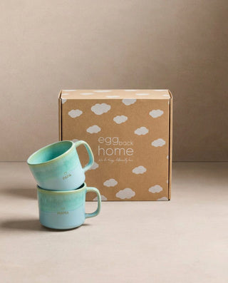 Cloud Sunset Set 2 Espresso Mug + 2 Mini Tray — shopify 1759