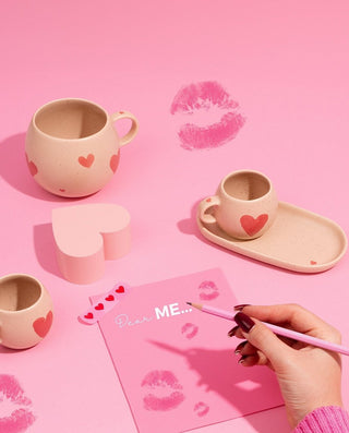 Cozy Hearts Stoneware Ball Mug 500ml Limited Edition