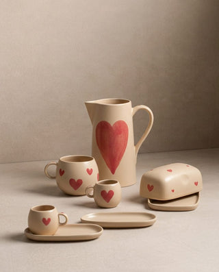 Cozy Hearts Stoneware Pitcher 1.5L Limited Edition