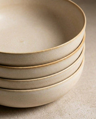 Dune Stoneware Pasta Plate 21cm — macro 3