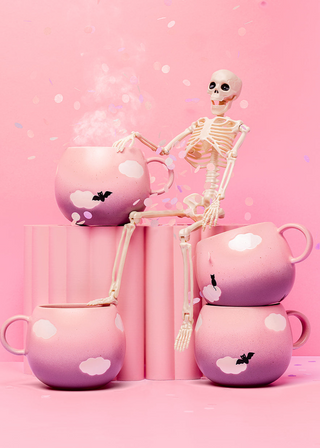 Pinklac Cloud Mug 500ml Collection Meow Halloween