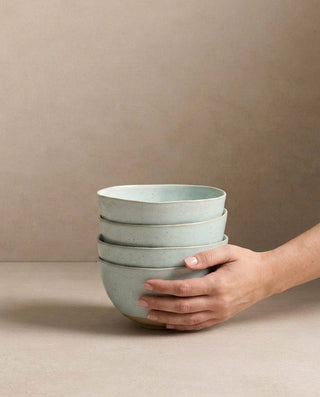 Minted Stoneware Set 12pcs — handscale 4