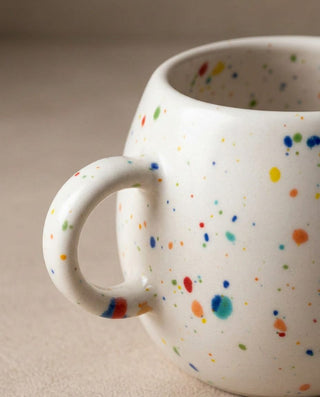 New Party Ball Mug 90ml White — macro 1