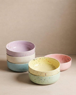 New Party Bowl 19cm - Mix 6 Pieces