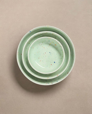 New Party Bowl Trilogy Set 3 pieces Green — shopify 1