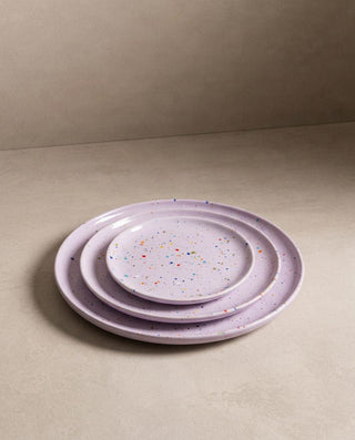 New Party Bread Plate 17cm Lilac — shopify 4
