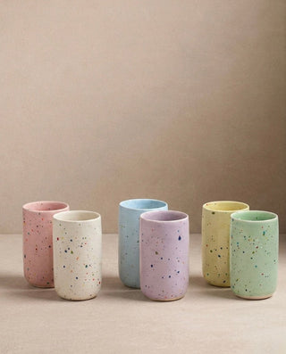 New Party Long Cup 330ml - Mix 6 Pieces