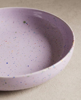 New Party Pasta Plate 21cm Lilac — macro 1