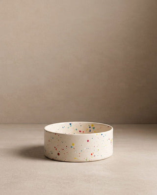 New Party Pet Bowl 14cm Set 2 White — shopify 2