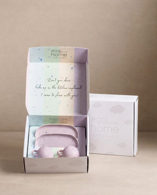 New Party Set 2 Espresso Mug + 2 Mini Tray - Lilac — shopify 1
