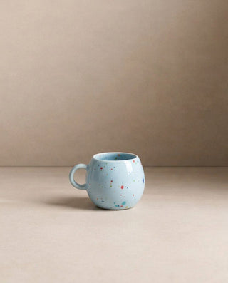 New Party Set 2 Espresso Mug + 2 Mini Tray Soft Blue — shopify 2