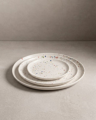 New Party Stoneware Set 30 Pieces White