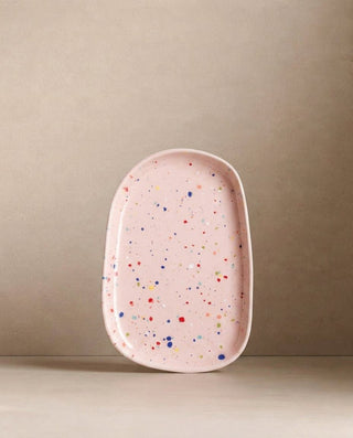 Tablett klein Confetti aus Steinzeugkeramik Egg Back Home