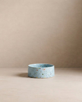 New Party Stoneware Pet Bowl 14cm 2 Pieces Set Soft Blue — shopify 1