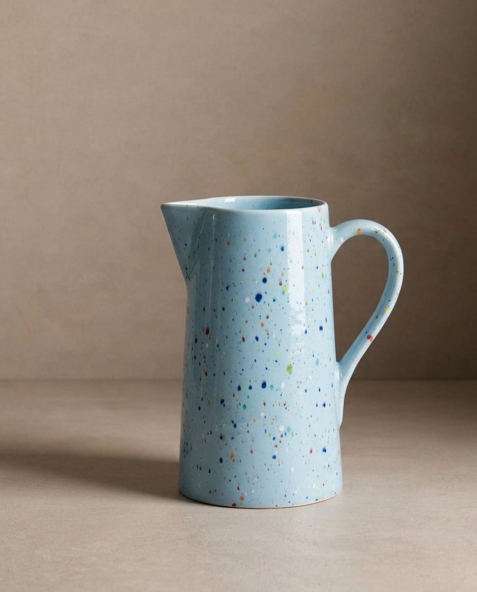 New Party Stoneware Pitcher 1.5L Soft Blue | Egg Back Home