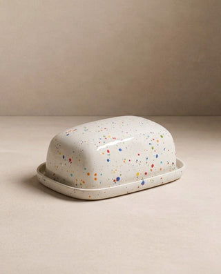 New Party Butter Dish White