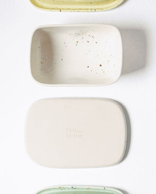 New Party Butter Dish White