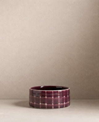 Pool Stoneware Pet Bowl 16,5cm Burgandy 2 Pieces Set — shopify 1