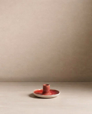 Red Christmas Candle Holder White — shopify 1